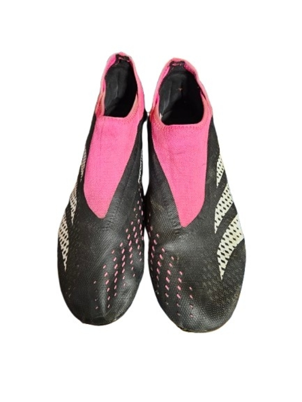 adidas Predator Accuracy Laceless FG Soccer Cleats Men’s 10 Black Pink‎